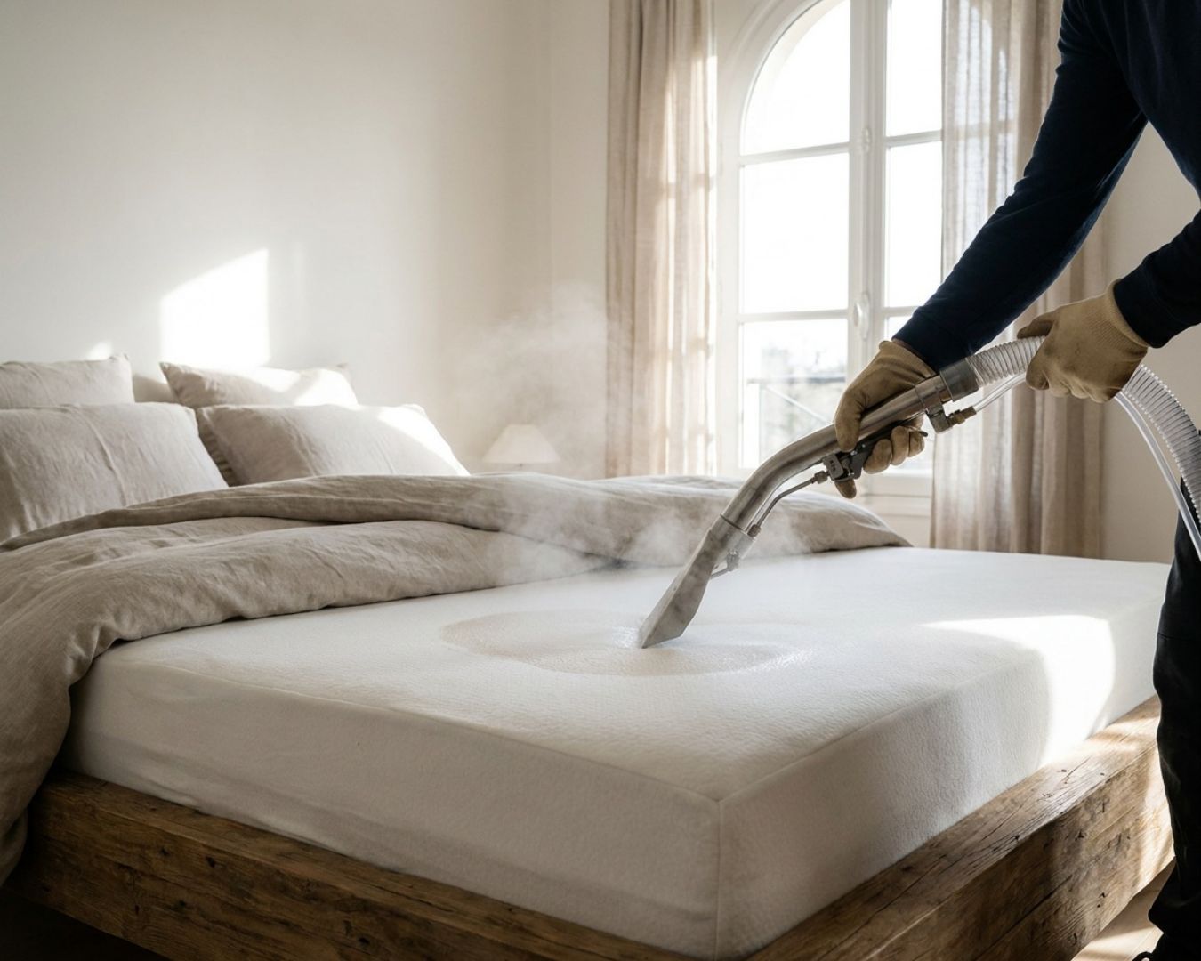 Nettoyage d'un matelas à domicile